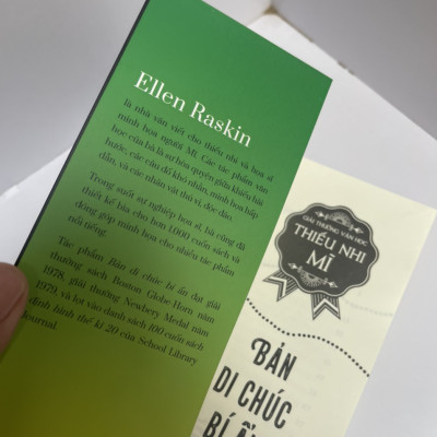 BẢN DI CHÚC BÍ ẨN – Giải thưởng văn học Thiếu nhi Mỹ - Newberry Medal 1979 – NXB Kim Đồng