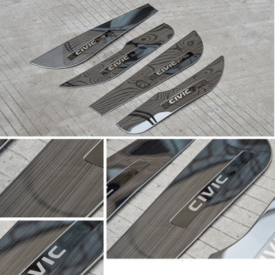 Bộ ốp Titan chống trầy xước Tapli, Táp li dành cho xe Honda Civic 2016-2019
