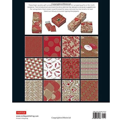 Red & Gold Gift Wrapping Papers