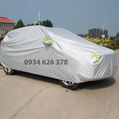 Bạt phủ xe ô tô Toyota Vios 3 lớp tráng bạc thông minh, chất liệu vải dù oxford cao cấp, áo chùm bảo vệ xe 4,5,7 chỗ