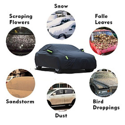 Bạt phủ ô tô Hyundai Tucson thương hiệu Macsim sử dụng trong nhà và ngoài trời chất liệu Polyester - màu đen