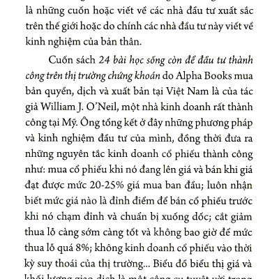 Tuyển tập sách hay dành cho nhà đầu tư chứng khoán: 24 Bài Học Sống Còn Để Đầu Tư Thành Công Trên Thị Trường Chứng Khoán; Tặng Sổ Tay (Khổ A6 Dày 200 Trang)
