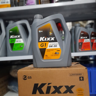Dầu Nhớt KIXX G1 API SN PLUS 5W-30 5L 100% Synthetic Cho Động Cơ Chạy Xăng HÀNG CHÍNH HÃNG