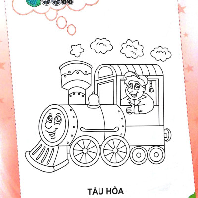 Bé Tập Tô Màu - Phương Tiện Giao Thông (Tái Bản 2023)