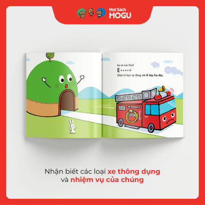 Truyện Ehon bé 1-2-3 tuổi - Bạn đường hầm Neru - Xe gì đây nhỉ?