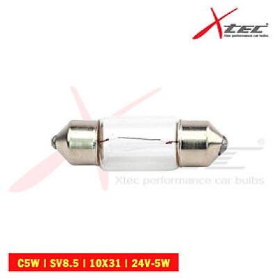 Combo 10 Bóng Đèn Cana Ngắn Xtec C5W SV8.5