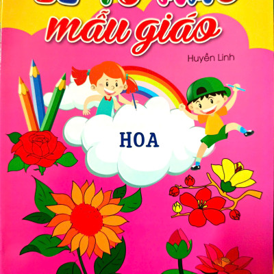 Combo Bộ Bé Tô Màu Mẫu Giáo - Bộ 10 Cuốn + Tặng Hộp Sáp Màu