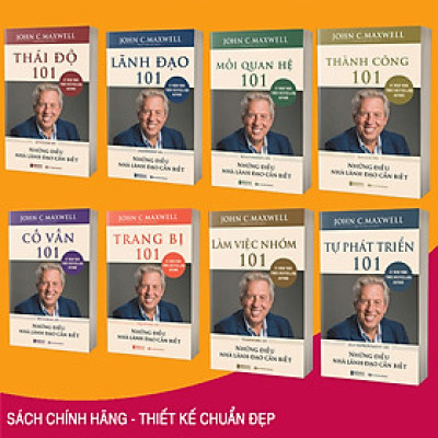 Trọn Bộ 8 Cuốn Sách: 101 Những Điều Nhà Lãnh Đạo Cần Biết (Tặng kèm Kho Audio Books)