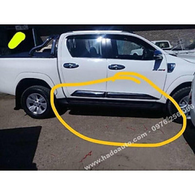 Nẹp ốp sườn Dành Cho xe Toyota Hilux 2019