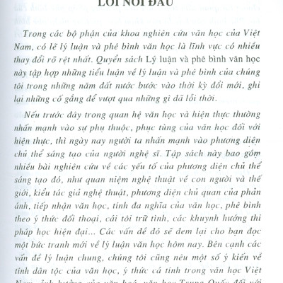 Lý Luận Và Phê Bình Văn Học (Những vấn đề và quan niệm hiện đại) - Tái bản lần thứ sáu năm 2023