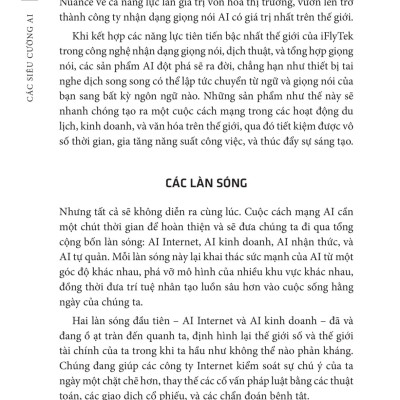 Các Siêu Cường AI - Trung Quốc, Thung Lũng Silicon Và Trật Tự Thế Giới Mới (Kai Fu Lee)