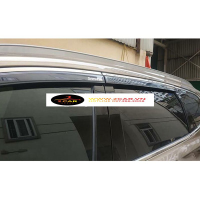 Vè che mưa xe Hyundai Santafe 2016 - 2022 chỉ Inox (hàng cao cấp dày đẹp)