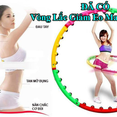 Vòng Lắc Eo Massage Giảm Béo Cao Cấp Hàng Chính Hãng