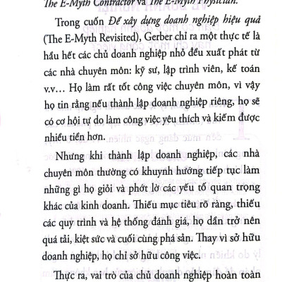 Để Xây Dựng Doanh Nghiệp Hiệu Quả (Tái Bản)