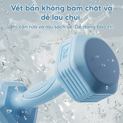 BG Tạ tay 314 tạ tập tay lõi bê tông bọc nhựa PVC cao cấp tập gym tại nhà (hàng nhập khẩu)