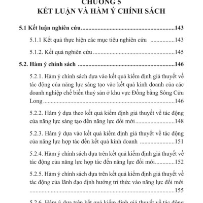Sách Chuyên Khảo Tác Động Của Thành Phần Năng Lực Động Đến Kết Quả Kinh Doanh Của Doanh Nghiệp Ngành Chế Biến Thuỷ Sản Việt Nam