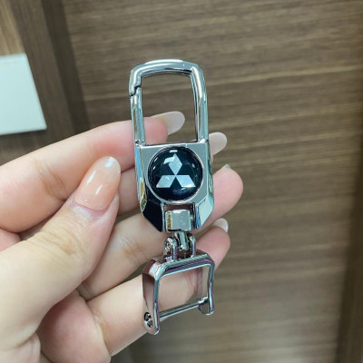 Móc chìa khóa xoay xe oto 360 - Móc xoay các mẫu có gắn logo hãng Huyndai,Kia, Honda, Mec, Mazda, Toyota, Lexus, BMW