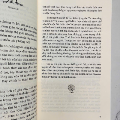 Sách - Triết Học Nói Với Doanh Nhân Lãnh Đạo (VLA)