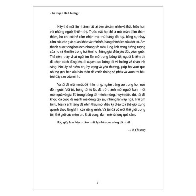 Sách - Nhắm Mắt Nhìn Sao - Tự Truyện Nhạc Sĩ Khiếm Thị Hà Chương