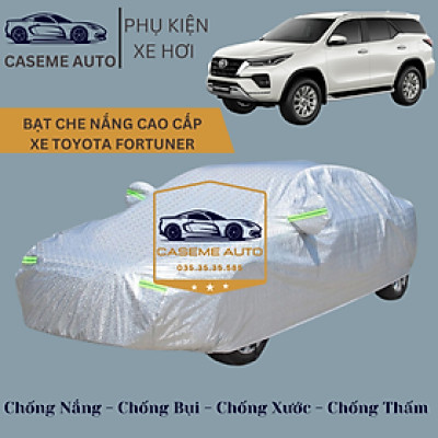 [TOYOTA FORTUNER] Bạt phủ xe ô tô tráng nhôm cao cấp dành cho xe TOYOTA FORTUNER , 3 lớp chống nóng, chống thấm, chống bụi - Hàng Chính Hãng