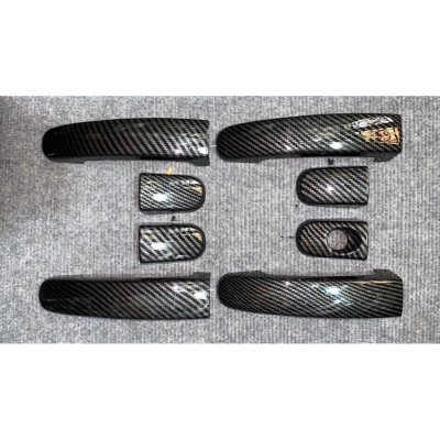 Ốp Tay + Hõm Cửa Dành Cho Xe Ford Ranger 2016 đến 2020 Mẫu Carbon