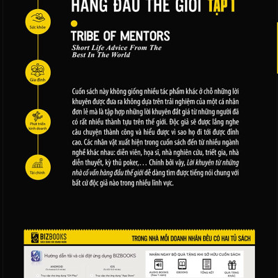 BIZBOOKS - Bộ 2 Cuốn Sách Lời Khuyên Từ Những Nhà Cố Vấn Hàng Đầu Thế Giới – Tribe Of Mentor (Tập 1 + Tập 2)– MinhAnBooks