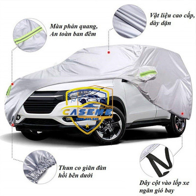 [VINFAST] Bạt Phủ Xe Ô Tô 3 Lớp Tráng Nhôm Cao Cấp – Chống Nóng, Chống Thấm, Chống Bụi | Hàng Chính Hãng