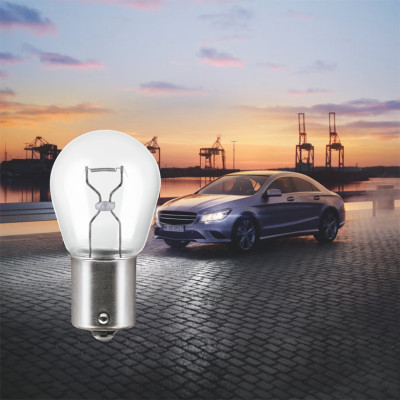 Combo 2 Bóng Đèn Sau 1 Tim OSRAM Original P21W 12V 21W (Chân Thẳng)