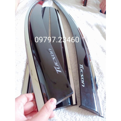 Vè che mưa Hyundai Tucson 2022 chỉ inox cao cấp, đổi lại và hoàn tiền trong 30 ngày nếu không hài lòng