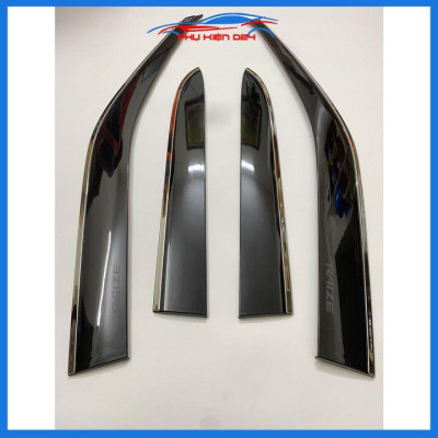 Vè che mưa cho xe ô tô Raize 2021-2022-2023 chỉ inox cao cấp