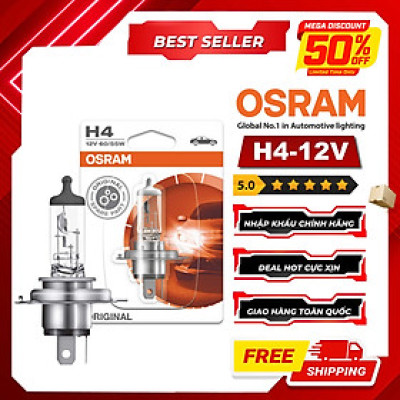 Bóng Đèn Halogen OSRAM Original H4 12V 60/55W