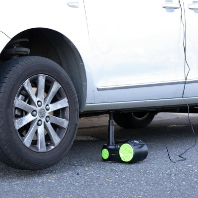 Quà Tặng Kèm - Bộ nâng kích gầm điện, kiêm máy bơm lốp có chế độ cài đặt áp suất lốp tự ngắt. Thương hiệu Đức - ROGTZ, Bảng điều khiển kỹ thuật số cao cấp TY-003 - Hàng Nhập Khẩu