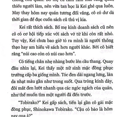 Tiệm Sách Cũ Biblia II - Tobirako Và Thời Gian Bỏ Ngỏ - Tặng Kèm Postcard PVC
