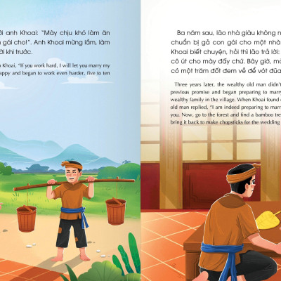 Truyện cổ tích  Việt Nam - Sự tích CHÚ CUỘI CUNG TRĂNG - Sự tích CÂY TRE TRĂM ĐỐT- Phiên bản SÁCH NÓI.