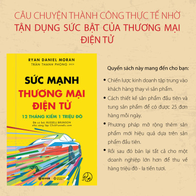 Sức Mạnh Thương Mại Điện Tử - 12 Tháng Kiếm 1 Triệu Đô Bằng Kinh Doanh Online - Bộ Sách Trên Lưng Khổng Tượng