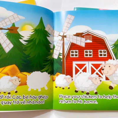 Sách- Combo 6 Cuốn sách Miếng dán Thông minh cho bé - My First Sticker Book (Phát triển Tư Duy và Khả năng Sáng tạo)