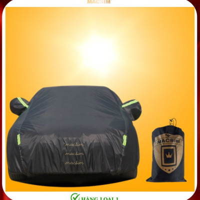 Bạt phủ ô tô Chevrolet Cruze thương hiệu Macsim sử dụng trong nhà và ngoài trời chất liệu Polyester - màu đen