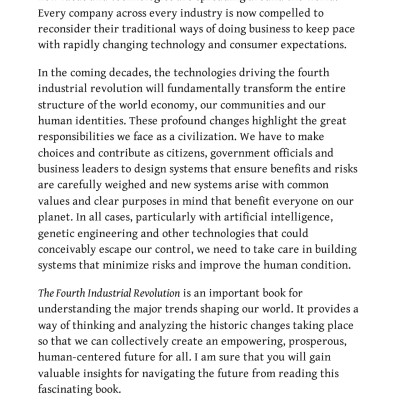 The Fourth Industrial Revolution