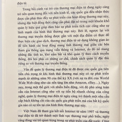 Sách - Quản Lý Thương Mại Điện Tử Ở Việt Nam Trong Bối Cảnh Mới