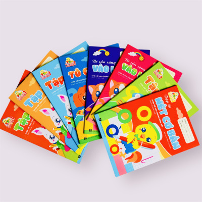 Sách-Combo 8 cuốn sách Tập Tô chữ Luyện viết theo chương trình mới loại dày 48 trang dành cho bé sẵn sàng vào lớp 1