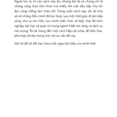 Một Ngày Cùng Chef - Cuộc Sống Của Người Tạo Ra Hương Vị