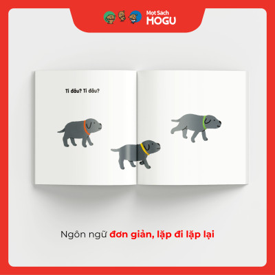 Truyện Ehon bé 1-2-3 tuổi - Ti đâu? Ti đâu?