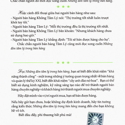 Những Đòn Tâm Lý Trong Bán Hàng (Tặng Notebook tự thiết kế)