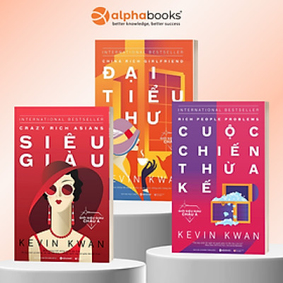 Combo Bí Mật Giới Siêu Giàu ( Giới Siêu Giàu Châu Á 1: Siêu Giàu + Giới Siêu Giàu Châu Á 2: Đại Tiểu Thư + Giới Siêu Giàu Châu Á 3: Cuộc Chiến Thừa Kế) tặng kèm bookmark Sáng Tạo