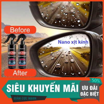 Xịt phủ nano đa năng chống nước, chống bám bụi, tăng độ bóng cho bề mặt sơn xe hơi và đồ vật hàng nhập khẩu