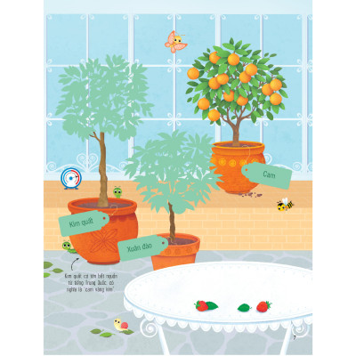 First Sticker Book - Sách Dán Hình Đầu Đời Cho Bé - Trái Cây Và Rau Củ