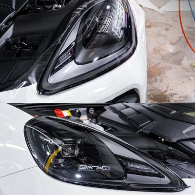 Decal PPF 3 Lớp chuyên dụng cho đèn pha Phủ Bóng PPF. Chống xước, chống ố vàng đến 5năm.Khổ cao 30cm