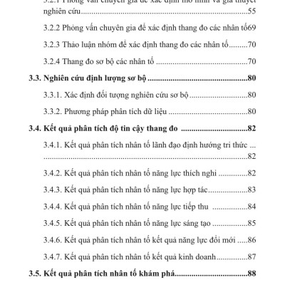 Sách Chuyên Khảo Tác Động Của Thành Phần Năng Lực Động Đến Kết Quả Kinh Doanh Của Doanh Nghiệp Ngành Chế Biến Thuỷ Sản Việt Nam