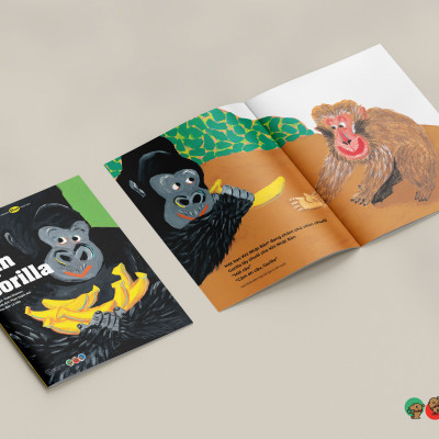 Truyện Ehon bé 3-4-5 tuổi - Bạn Gorilla