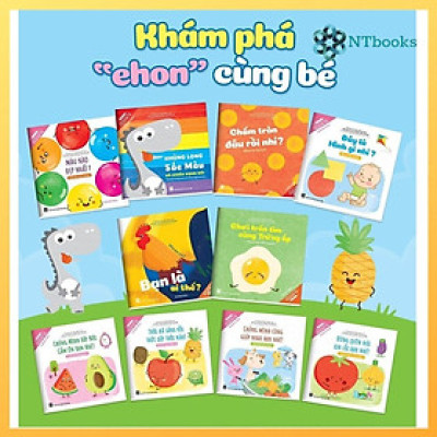 1 Cuốn Trong Trọn Bộ 10 tập EHON Song Ngữ cho bé thông minh sáng tạo: Ehon Điều Kỳ Diệu Của Hình Khối + Điều Kỳ Diệu Của Âm Thanh + Điều Kỳ Diệu Của Màu Sắc (1 cuốn giao ngẫu nhiên cho bé 0-6 tuổi / Bộ Sách Phát Triển Trí Tuệ & Kích Thích Thị Giác Cho Bé)